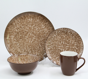 Nest bowl Stoneware 16-Piece Dinnerware Set