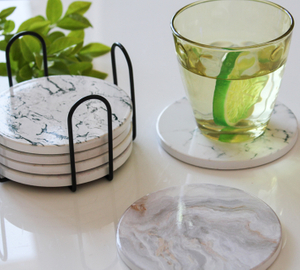 Marble coaster