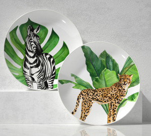 10.5"Dinner Plate-rainforest beast