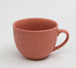 Concave-convex texture embossed color round cup