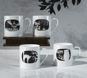 Halloween dark color straight cup