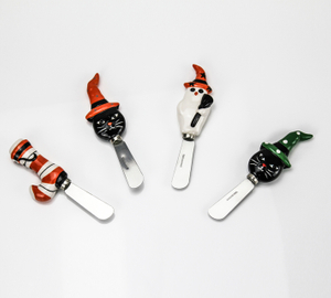 Halloween colorful shape butter knife