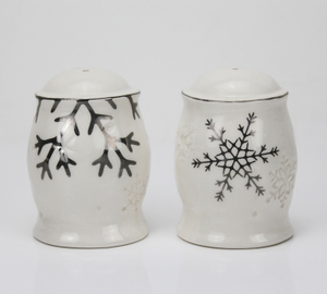 Christmas shiny snowflake series-Salt and pepper shaker