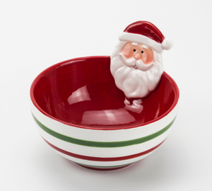 Christmas Series Bowl-Santa