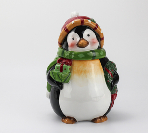 Big ceramic Christmas ornament-Penguin
