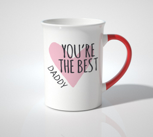 16OZ Happy Mother Day Mug-pink heart-mommy