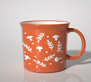 16OZ Harvest Festival Mug-relief silk printing1