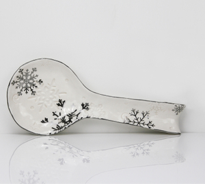 Christmas shiny snowflake series-Spoon holder