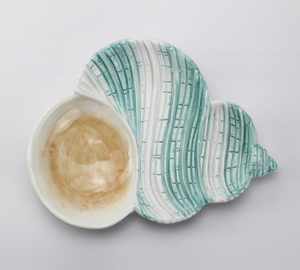Three-dimensional relief marine life modeling series tableware-conch1