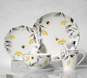 Ink Artistic Conception & Bee-16-piece Tableware set 