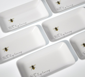 White Porcelain Rectangular Serving Platter