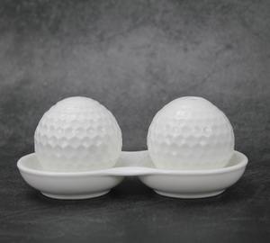 Pure white embossed series-Salt and papper