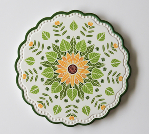 Round ceramic heat insulation pad