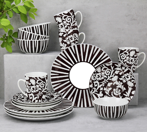 Moroccan style Stoneware 16-Piece Dinnerware Set