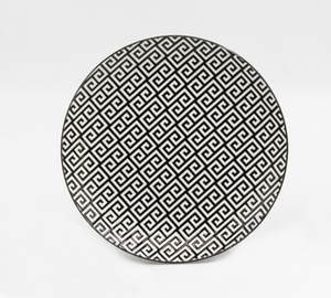 Black and white embossed printing plate