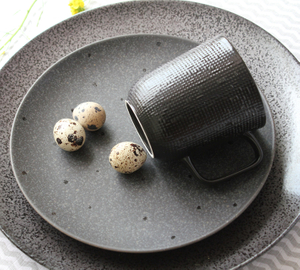 Noble matte stoneware tableware series