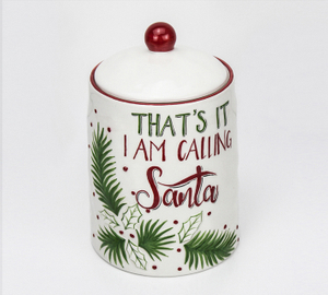 Christmas Green Pine Branch Tableware Series-Storage Tank