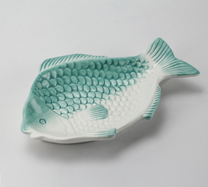 Three-dimensional relief marine life modeling series tableware-fish