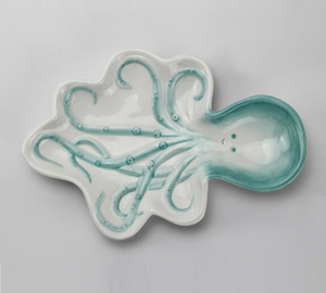 Three-dimensional relief marine life modeling series tableware-octopus