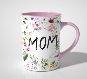 16OZ Happy Mother Day Mug-fresh flowers