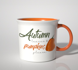 16OZ Harvest Festival Mug-alphabet pattern2