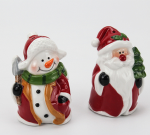 Christmas Pretzel Series-Santa Claus and Snowman