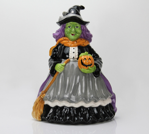 Halloween colorful witch decoration