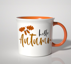 16OZ Harvest Festival Mug-letter Pattern Decoration 3