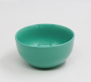 Multi-color glazed rice bowl