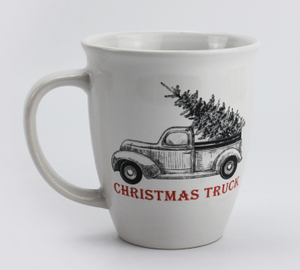 Christmas truck pattern tableware series-mug