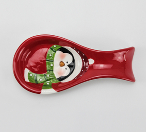 Ceramic Christmas Series Spoon-Penguin