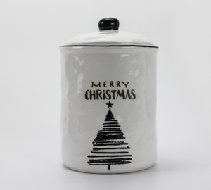 Golden Christmas Tree Series-Ceramic Jar2