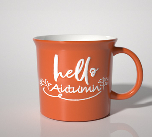 16OZ Harvest Festival Mug-relief silk printing2