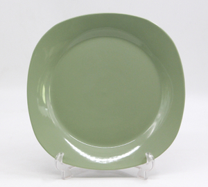 Square mint green 16-piece plate