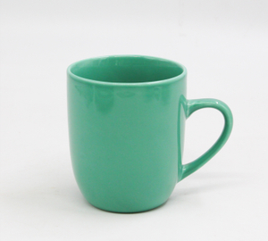 Green glaze mug